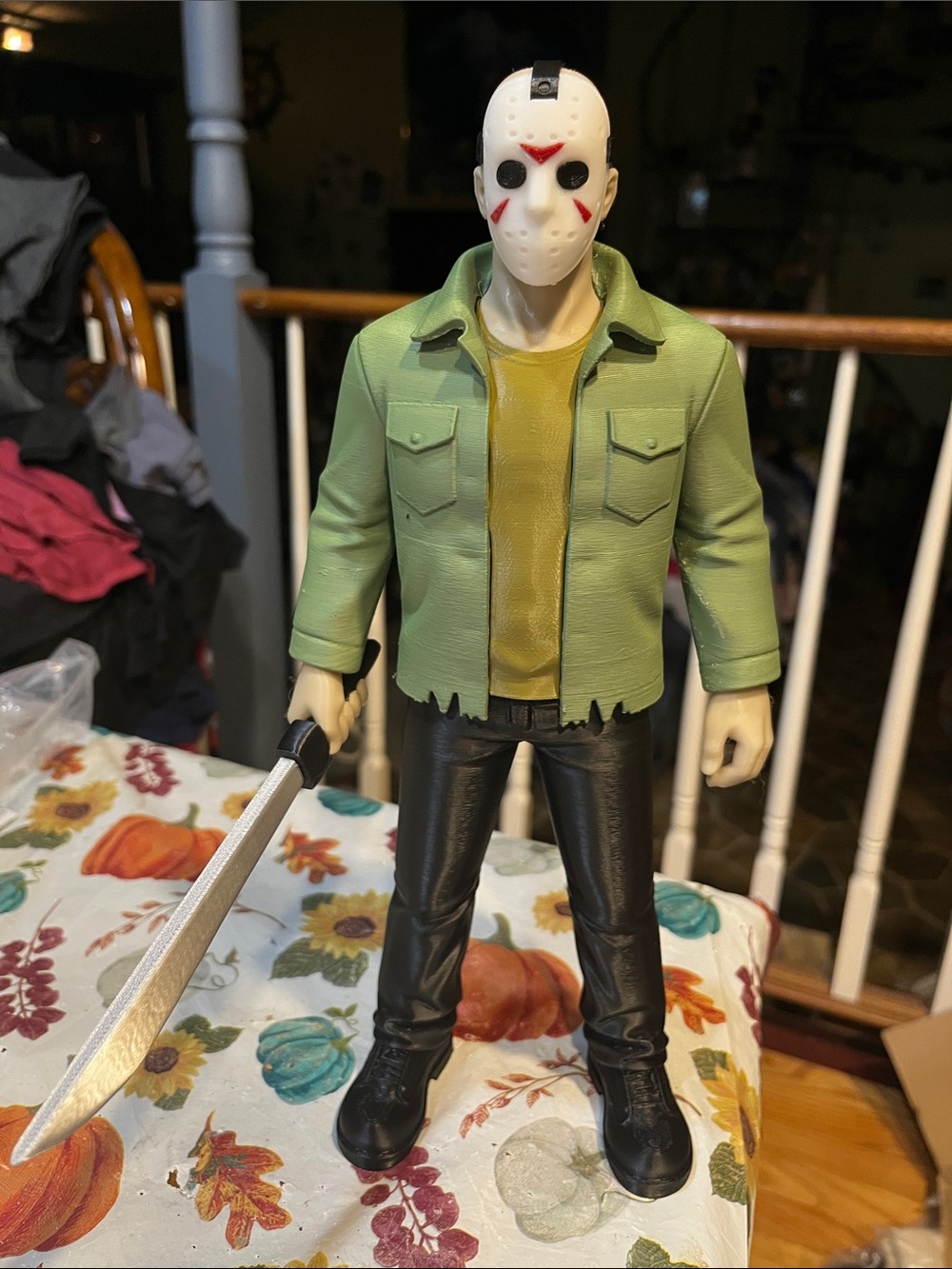 Jason with Light Green with pants very nice